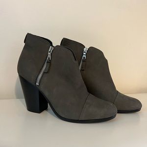 Rag and Bone Zip Booties EUC 39.5